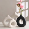 Nordic Donut Ceramic Vase