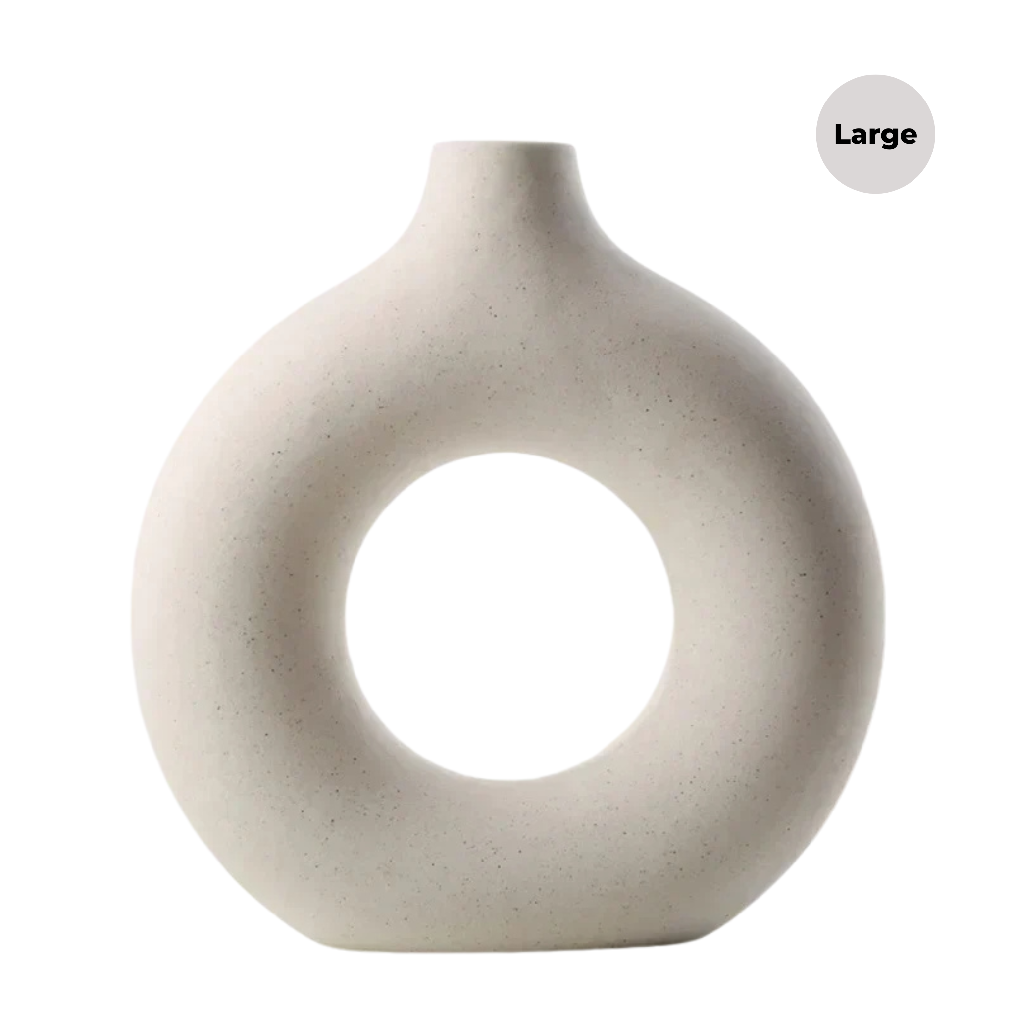 Nordic Donut Ceramic Vase